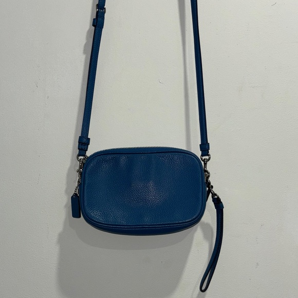 Coach Studded Blue Crossbody Bag - Picture 5 of 15